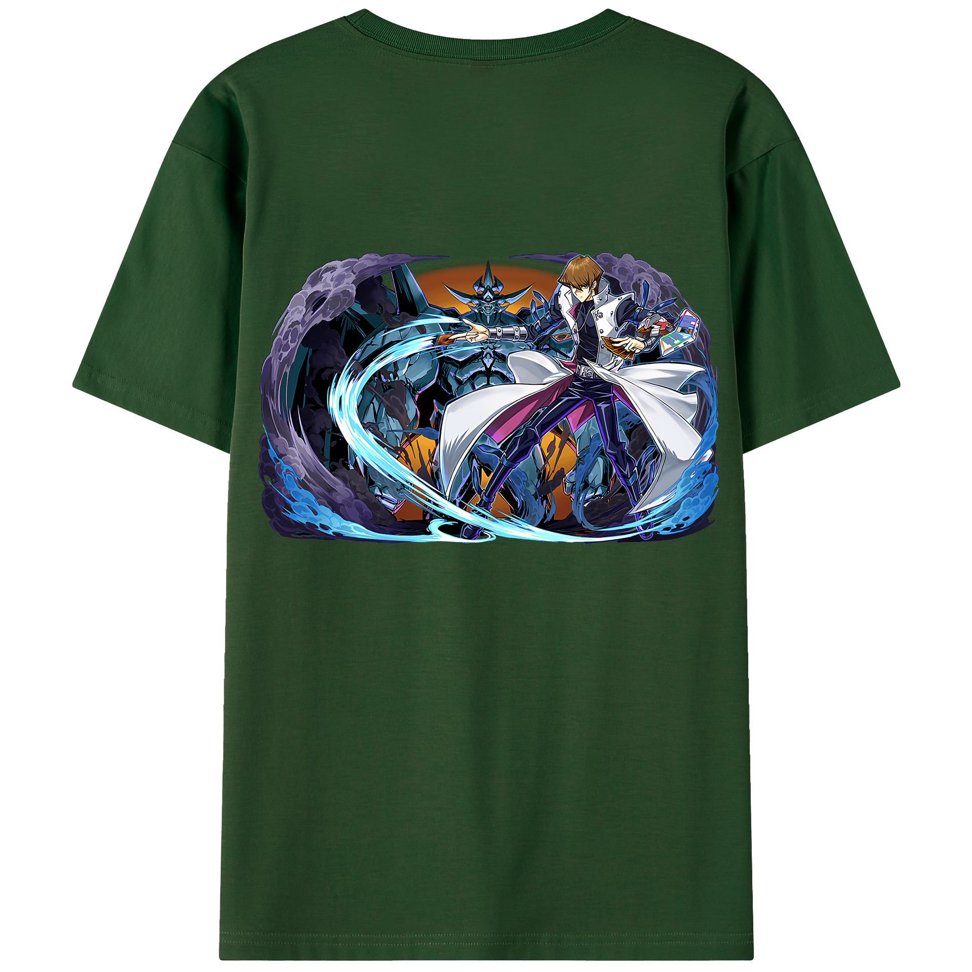 （画像用） 遊☆戯☆王 Yu-Gi-Oh! 綿100％半袖Tシャツ（背面プリント）